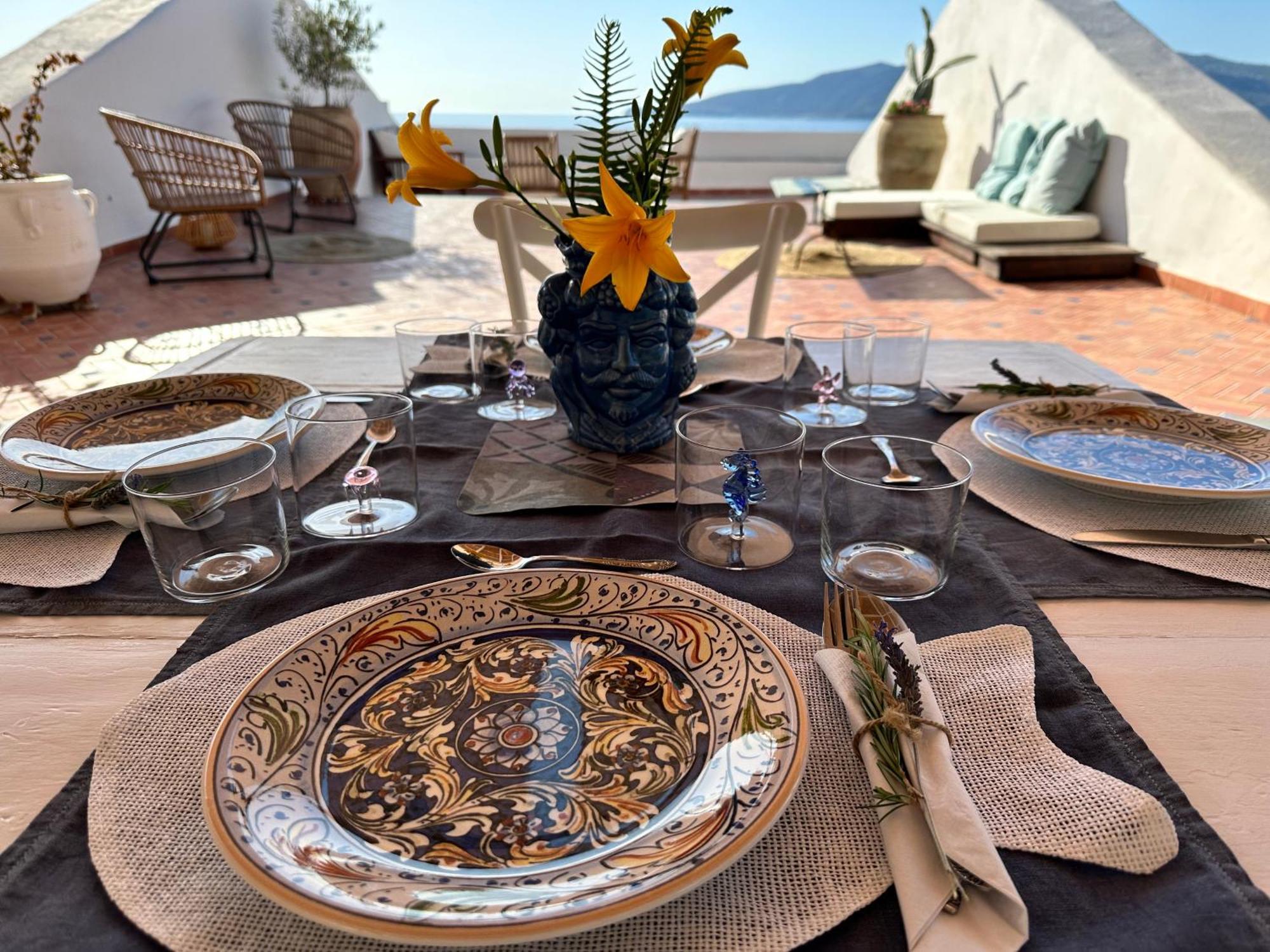 Antica Dimora Santa Marina Salina Bed & Breakfast Bagian luar foto